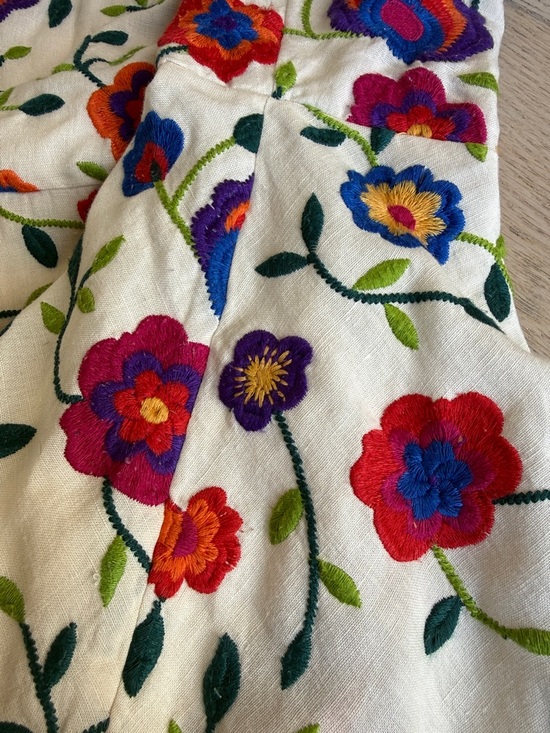 Sezane Editions Alizia Floral Long Sleeve Dress Size 46 = US XXXL or 14 - Picture 12 of 13